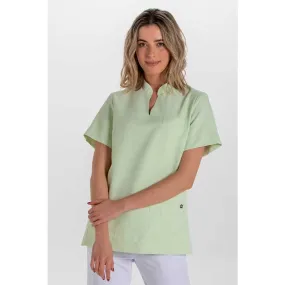 Camisola unisex cuello mao de microfibra verde manzana - Dyneke