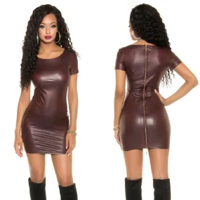 Mini vestido ajustado de impacto