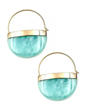 PENDIENTES DE JADE VERDE