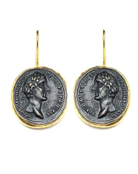 PRECIOSOS PENDIENTES DE MUJER DE MONEDAS ANTIGUAS