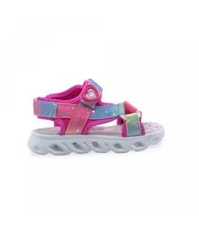 SANDALIAS CASUAL NIÑA LUCES DOSPIES F24114 
