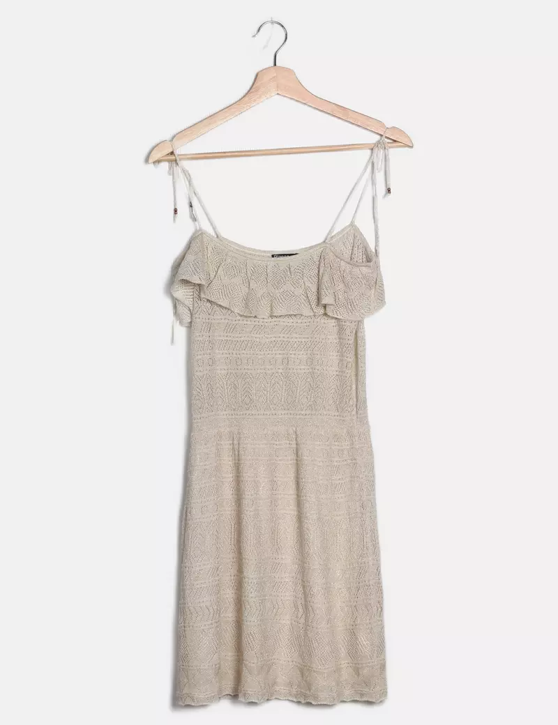 Suiteblanco - Blanco Vestido casual de punto