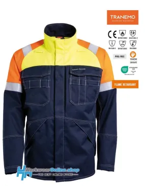 Tranemo Workwear 6730-88 Cantex Weld Stretch 3 Chaqueta de trabajo visible