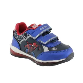 Zapatillas con luces Geox Spiderman Azul-Rojo